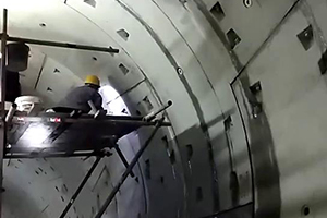 地鐵堵漏現場視頻